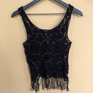 Lace festival top size s/m 🌸